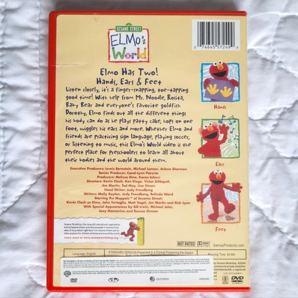 3/$15 🌸 Elmo's World: Elmo Has Two! Hands, Ears, & Feet - Picture 2 of 6